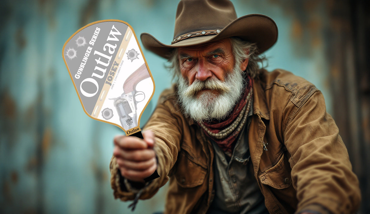 The Outlaw Gunslinger Series Pickleball Paddles