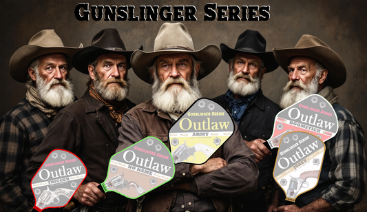 The Outlaw Gunslinger Series Pickleball Paddles
